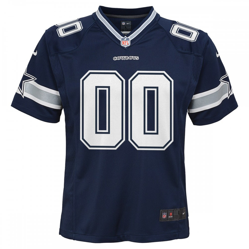 Dallas Cowboys Nike Youth Custom Game Jersey - Navy-Profan Arena